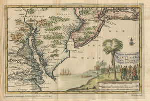 1707 d'Engelze Volkplanting in Virginie door Iohan Smith Bezogt en verder uytgeset
