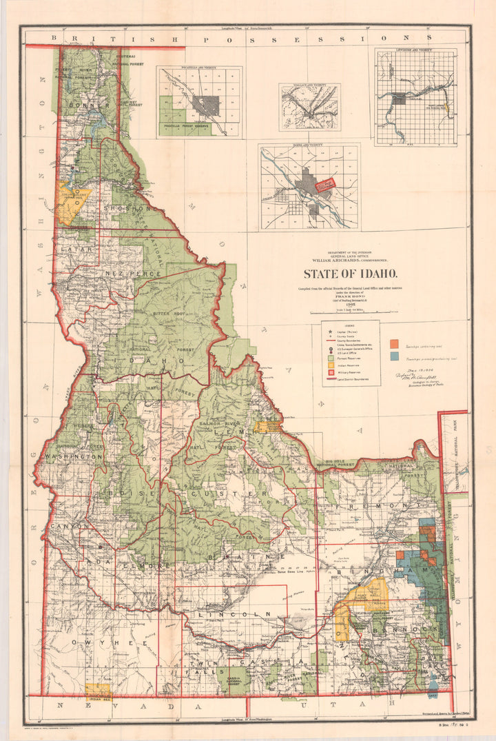1905 State of Idaho