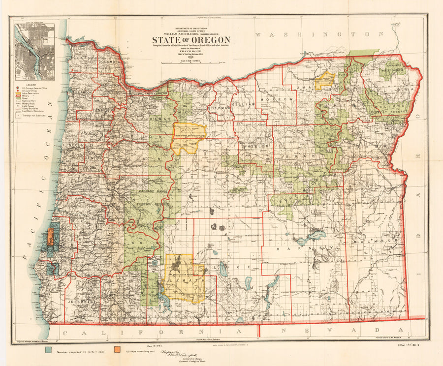 1905 State of Oregon