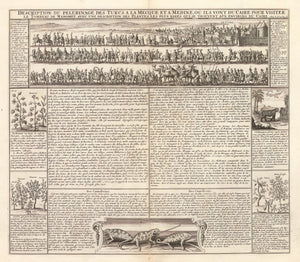 1720 Description Du Pèlerinage Des Turcs A La Mecque Et A Medine, Ou Ils Vont Du Caire...