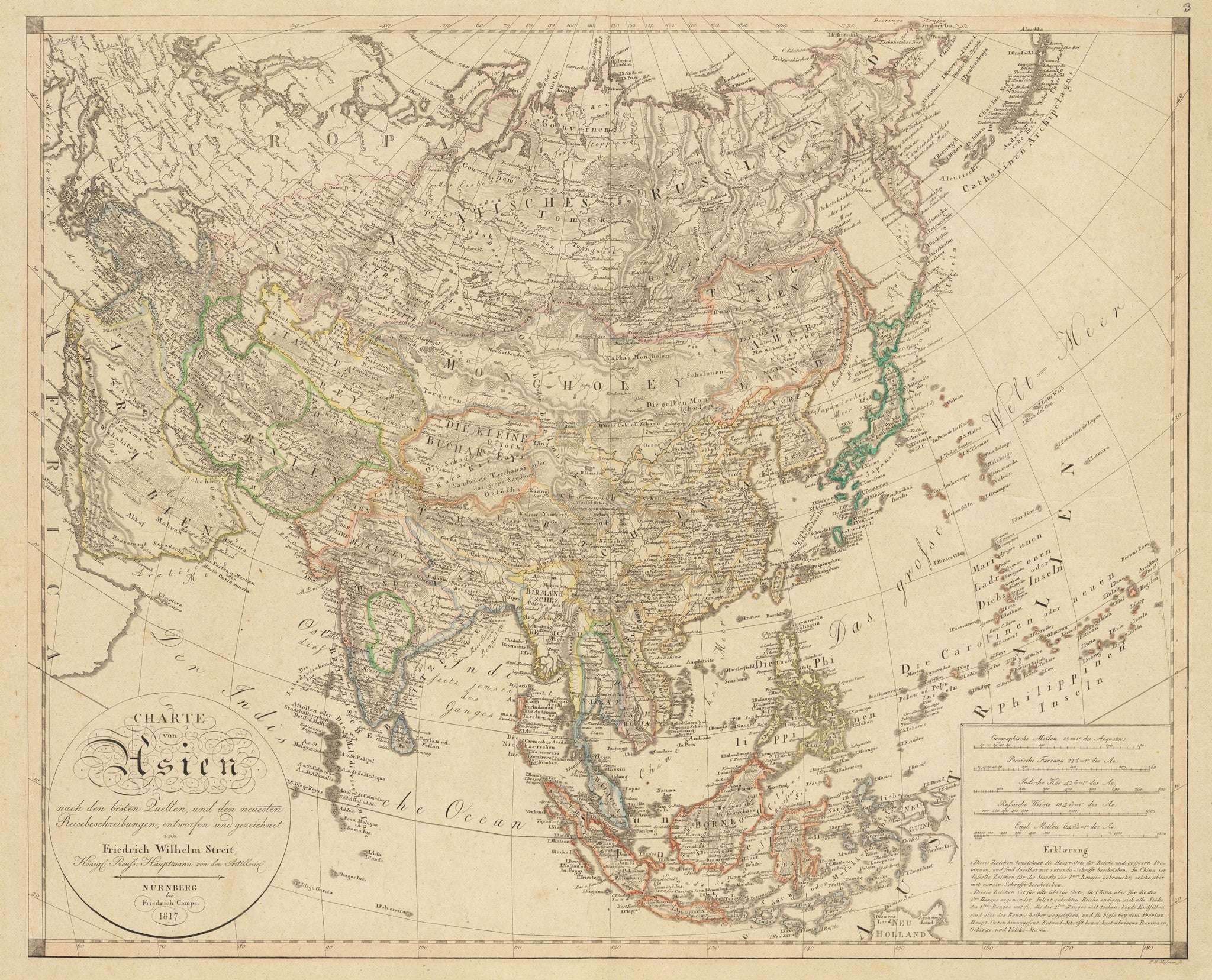 1817 Map Of Asia And Europe: Nwcartographic.com – New World Cartographic