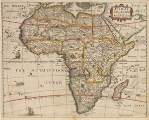 1663 Africae Nova Descriptio Impenfis Annae Seile