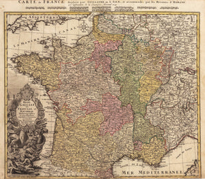1741 Regni Galliae seu Franciae et Navarrae Tabula Geographica…