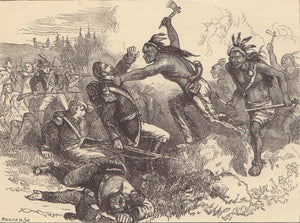 Indian Attack at Fort Dearborn, 1880