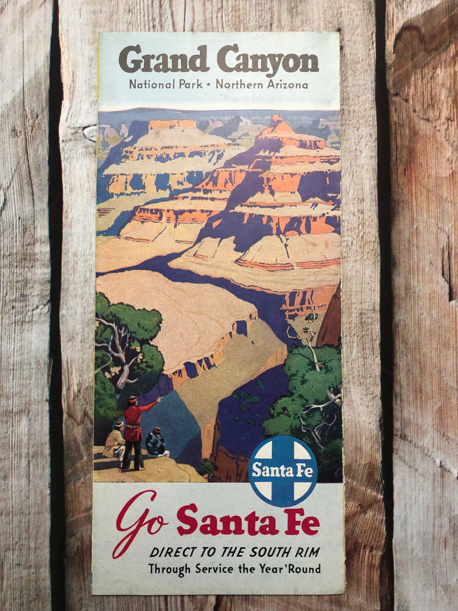 Grand Canyon National Park travel pamphlet