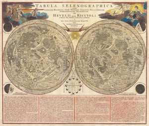 Tabula Selenographica in qua Lunarium Macularum... By: Johann Baptiste Homman - nwcartographic.com