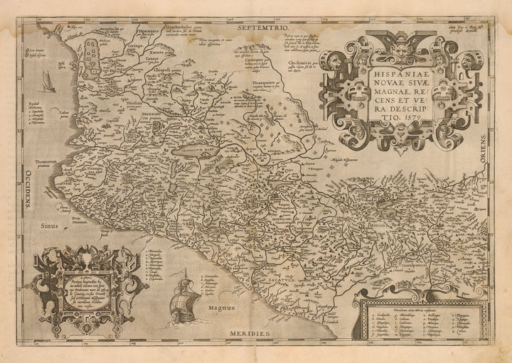Hispaniae Novae Sivae Magnae, Recens et Vera Descriptio. 1579