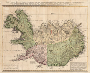 Insulae Islandiae, delineation, prout haec Solenni mensurandi negotio sub Auspicus Potentissimi Regis Daniae…