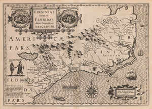 Virginiae Item et Floridae Americae Provinciarum, nova Descriptio.