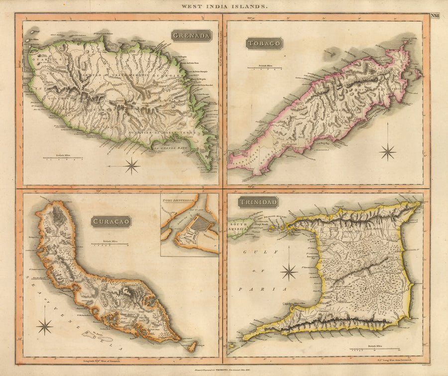 West India Islands – Grenada / Tobago / Curacao / Trinidad