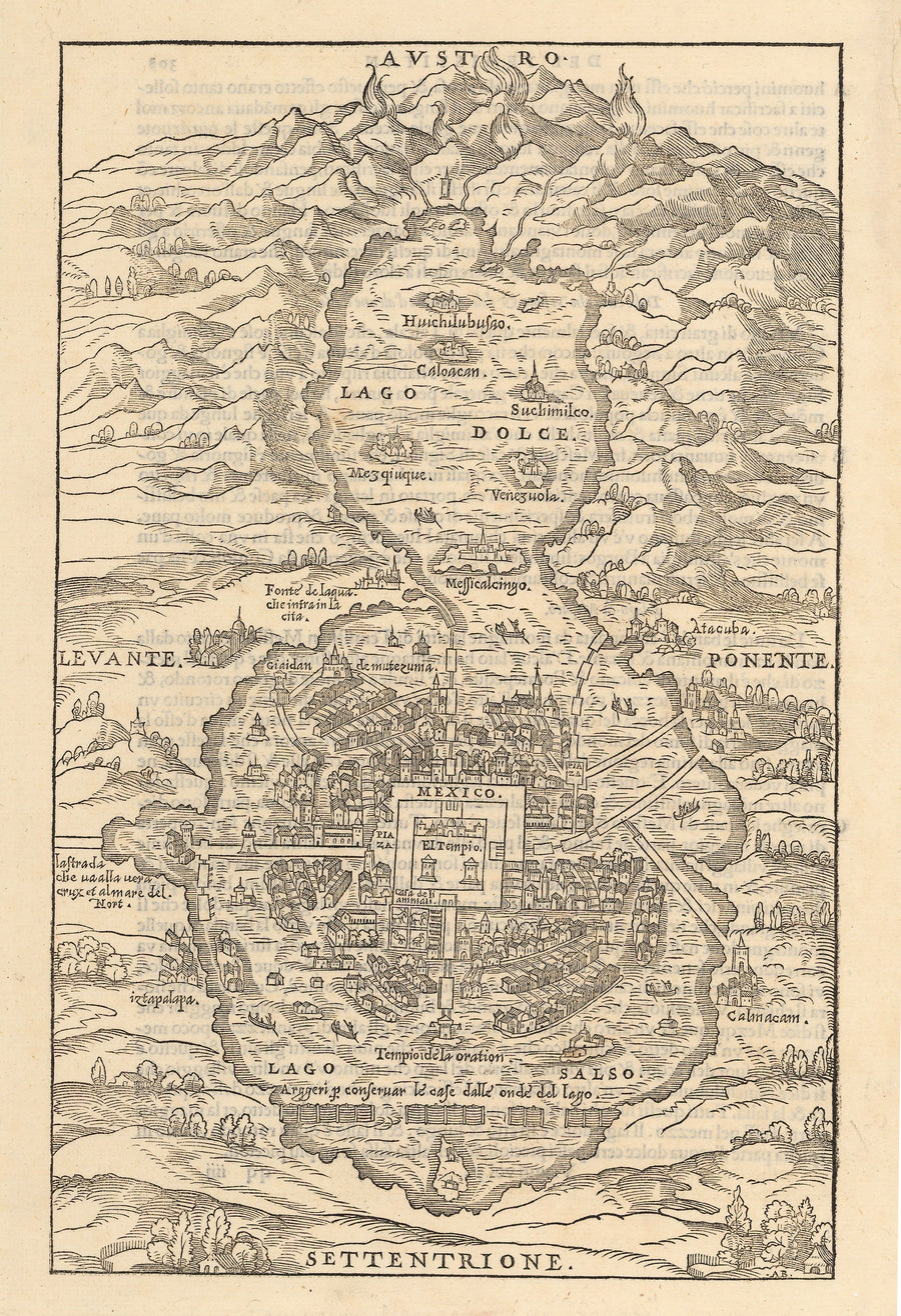 [A View of Mexico City.] Untitled map of Mexico City.