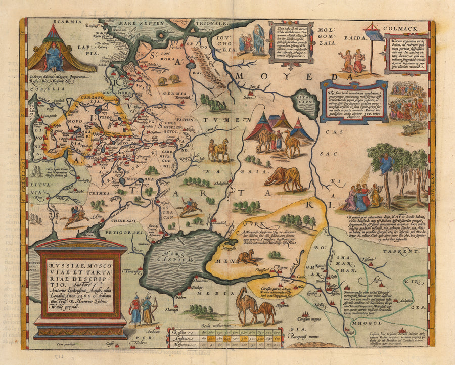 Russiae, Moscoviae et Tartariae Descriptio Auctore Antonio Ienkensono Anglo edita Londini 1562 & dedicata…