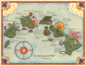 Our Little Corner of the World By: United Airlines, Date: 1960 (circa), Dimensions: 16 x 21.4 inches