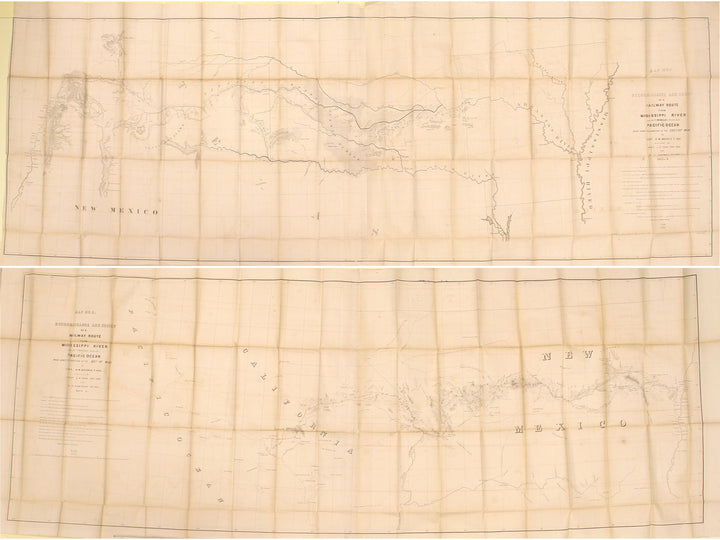 1855 Reconnaissance and Survey of a Railway Route from Mississippi River near 35th Parallel…to Pacific Ocean