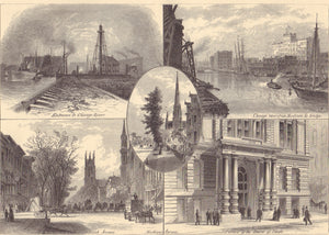 5 Chicago scenes, 1874